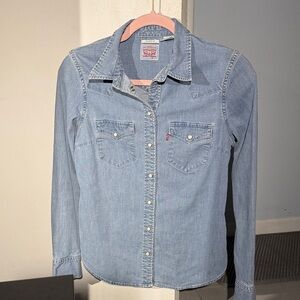 Levi's Classic Blue Denim Shirt